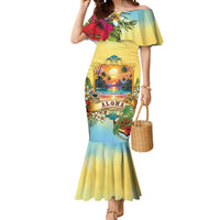 Aloha Hawaii Turtle Mermaid Dress Retro Style - Polynesian Pride