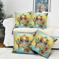 Aloha Hawaii Turtle Pillow Cover Retro Style LT05 - Polynesian Pride