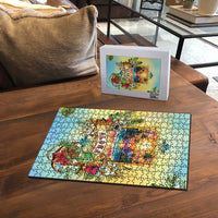 Aloha Hawaii Turtle Puzzle Retro Style - Polynesian Pride