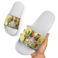 Aloha Hawaii Turtle Slide Sandals Retro Style LT05 - Polynesian Pride