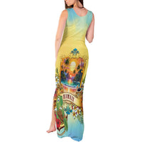 Aloha Hawaii Turtle Tank Maxi Dress Retro Style LT05 - Polynesian Pride