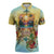 Aloha Hawaii Turtle Zipper Polo Shirt Retro Style - Polynesian Pride