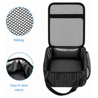 New Zealand Aotearoa Lunch Bag Maori Manta Ray Moko Black