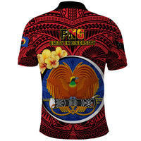 Papua New Guinea Gulf Province Polo Shirt Mix Coat Of Arms Polynesian Pattern LT05 - Polynesian Pride