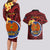 Personalized Papua New Guinea Gulf Province Couples Matching Long Sleeve Bodycon Dress and Hawaiian Shirt Mix Coat Of Arms Polynesian Pattern LT05 - Polynesian Pride