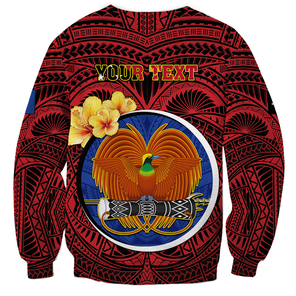 Personalized Papua New Guinea Gulf Province Sweatshirt Mix Coat Of Arms Polynesian Pattern LT05 - Polynesian Pride
