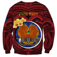 Personalized Papua New Guinea Gulf Province Sweatshirt Mix Coat Of Arms Polynesian Pattern LT05 - Polynesian Pride