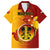 Papua New Guinea Madang Province Family Matching Long Sleeve Bodycon Dress and Hawaiian Shirt Mix Coat Of Arms Polynesian Pattern LT05 Dad's Shirt - Short Sleeve Yellow - Polynesian Pride
