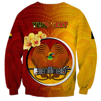Personalized Papua New Guinea Madang Province Sweatshirt Mix Coat Of Arms Polynesian Pattern LT05 - Polynesian Pride
