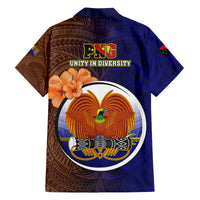 Papua New Guinea Manus Province Family Matching Tank Maxi Dress and Hawaiian Shirt Mix Coat Of Arms Polynesian Pattern LT05 - Polynesian Pride