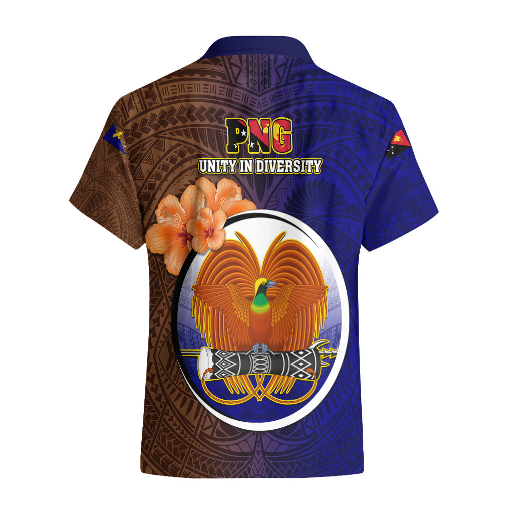 Papua New Guinea Manus Province Hawaiian Shirt Mix Coat Of Arms Polynesian Pattern LT05 - Polynesian Pride