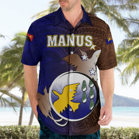 Papua New Guinea Manus Province Hawaiian Shirt Mix Coat Of Arms Polynesian Pattern LT05 - Polynesian Pride