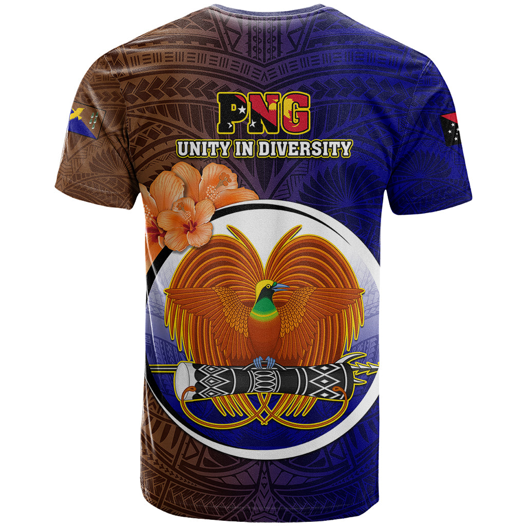 Papua New Guinea Manus Province T Shirt Mix Coat Of Arms Polynesian Pattern LT05 - Polynesian Pride