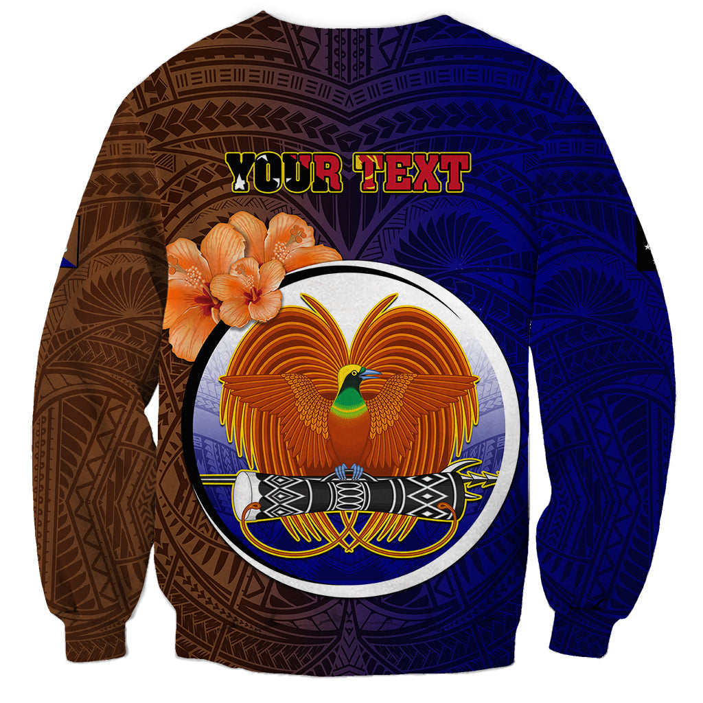 Personalized Papua New Guinea Manus Province Sweatshirt Mix Coat Of Arms Polynesian Pattern LT05 - Polynesian Pride