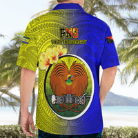 Papua New Guinea Morobe Province Hawaiian Shirt Mix Coat Of Arms Polynesian Pattern LT05 - Polynesian Pride