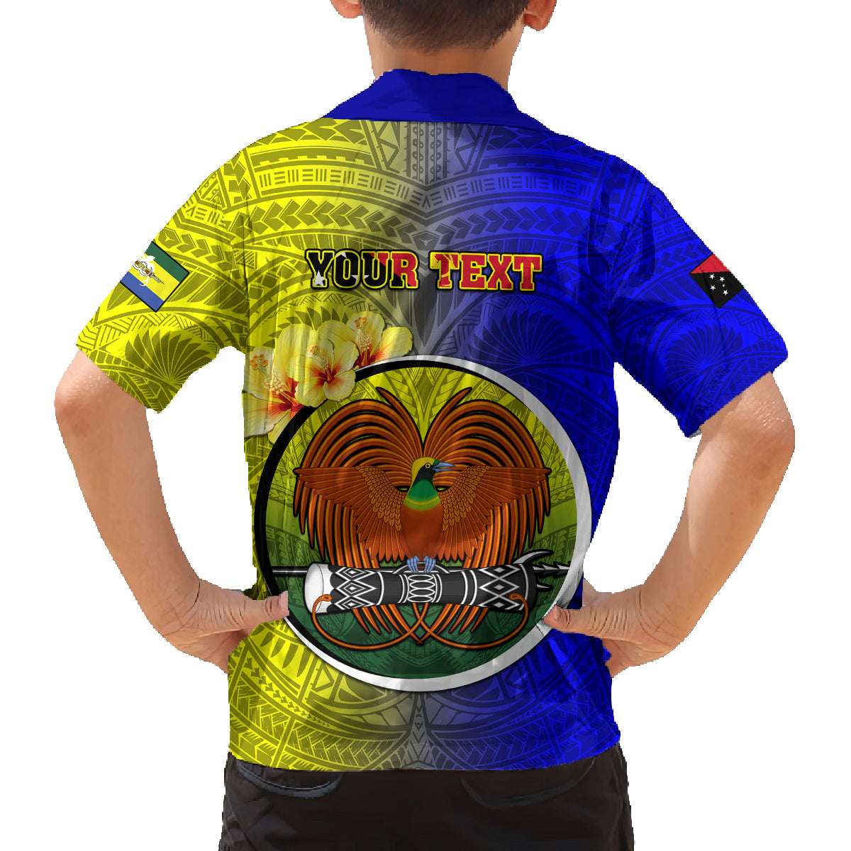 Personalized Papua New Guinea Morobe Province Family Matching Summer Maxi Dress and Hawaiian Shirt Mix Coat Of Arms Polynesian Pattern LT05 - Polynesian Pride