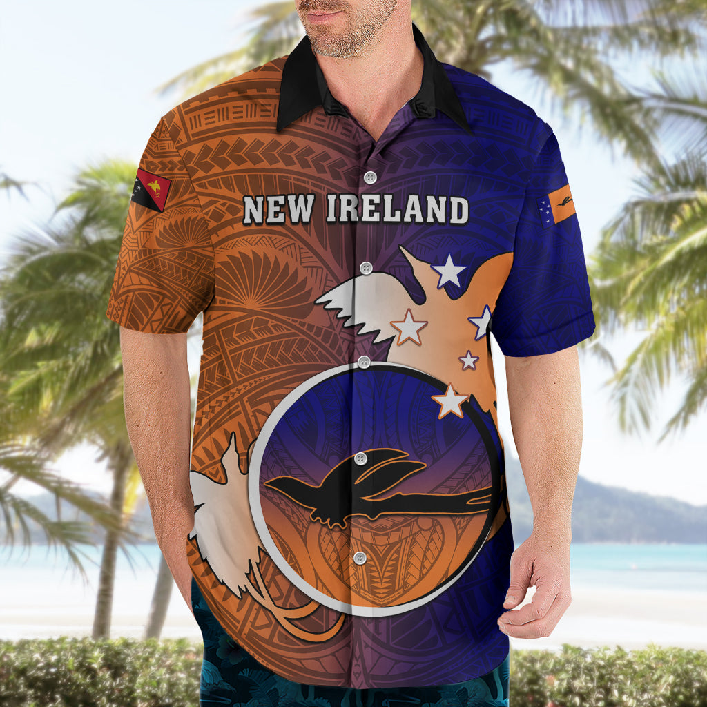 Personalized Papua New Guinea New Ireland Province Hawaiian Shirt Mix Coat Of Arms Polynesian Pattern LT05 - Polynesian Pride