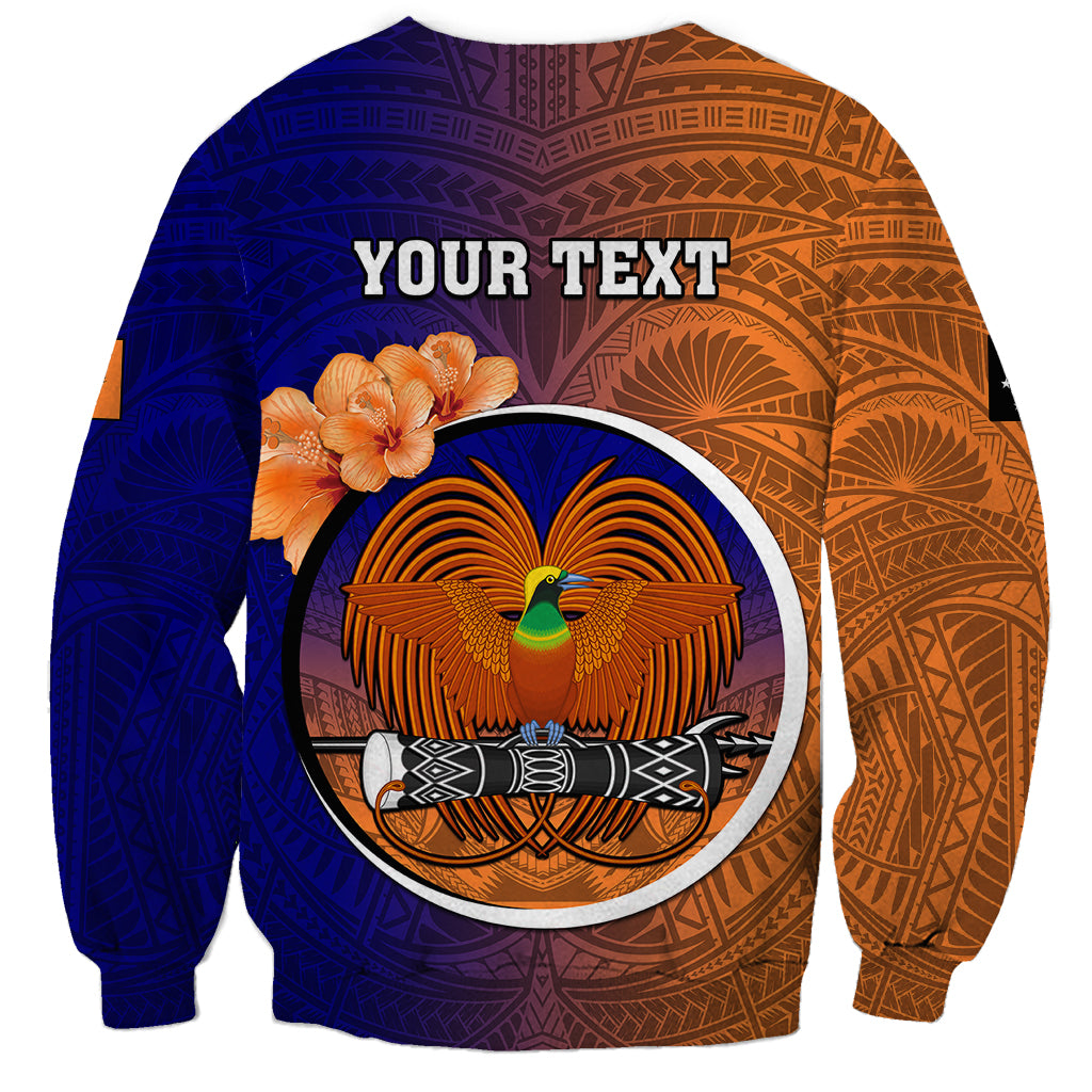 Personalized Papua New Guinea New Ireland Province Sweatshirt Mix Coat Of Arms Polynesian Pattern LT05 - Polynesian Pride