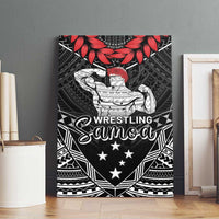 Samoa Wrestling Canvas Wall Art Samoan Wrestler Ulafala Style LT05 - Polynesian Pride