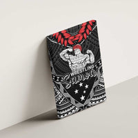 Samoa Wrestling Canvas Wall Art Samoan Wrestler Ulafala Style LT05 - Polynesian Pride