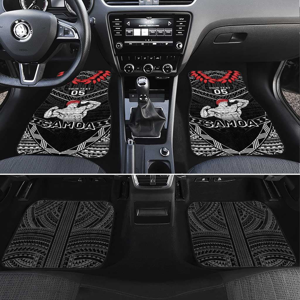 Samoa Wrestling Car Mats Samoan Wrestler Ulafala Style