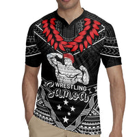 Custom Samoa Wrestling Rugby Jersey Samoan Wrestler Ulafala Style LT05 - Polynesian Pride
