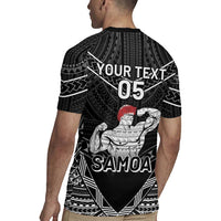 Custom Samoa Wrestling Rugby Jersey Samoan Wrestler Ulafala Style LT05 - Polynesian Pride