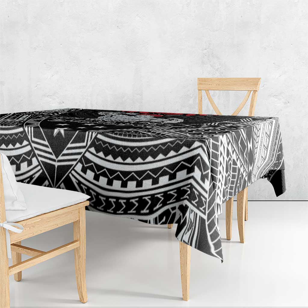 Samoa Wrestling Tablecloth Samoan Wrestler Ulafala Style