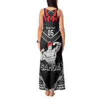 Custom Samoa Wrestling Tank Maxi Dress Samoan Wrestler Ulafala Style LT05 - Polynesian Pride