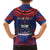 Personalised FAST Party Samoa Family Matching Off Shoulder Short Dress and Hawaiian Shirt Samoan Coat Of Arms Ulafala Style