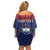 Personalised FAST Party Samoa Family Matching Off Shoulder Short Dress and Hawaiian Shirt Samoan Coat Of Arms Ulafala Style