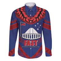 Personalised FAST Party Samoa Family Matching Puletasi and Hawaiian Shirt Samoan Coat Of Arms Ulafala Style