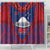 FAST Party Samoa Shower Curtain Samoan Coat Of Arms Ulafala Style