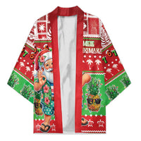 Mele Kalikimaka Hawaii Christmas Kimono Funny Santa 67 Gen Alpha Slang - Polynesian Pride
