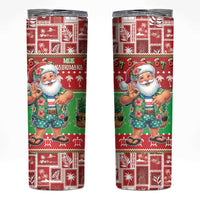 Mele Kalikimaka Hawaii Christmas Skinny Tumbler Funny Santa 67 Gen Alpha Slang - Polynesian Pride