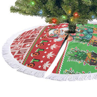 Mele Kalikimaka Hawaii Christmas Tree Skirt Funny Santa 67 Gen Alpha Slang - Polynesian Pride