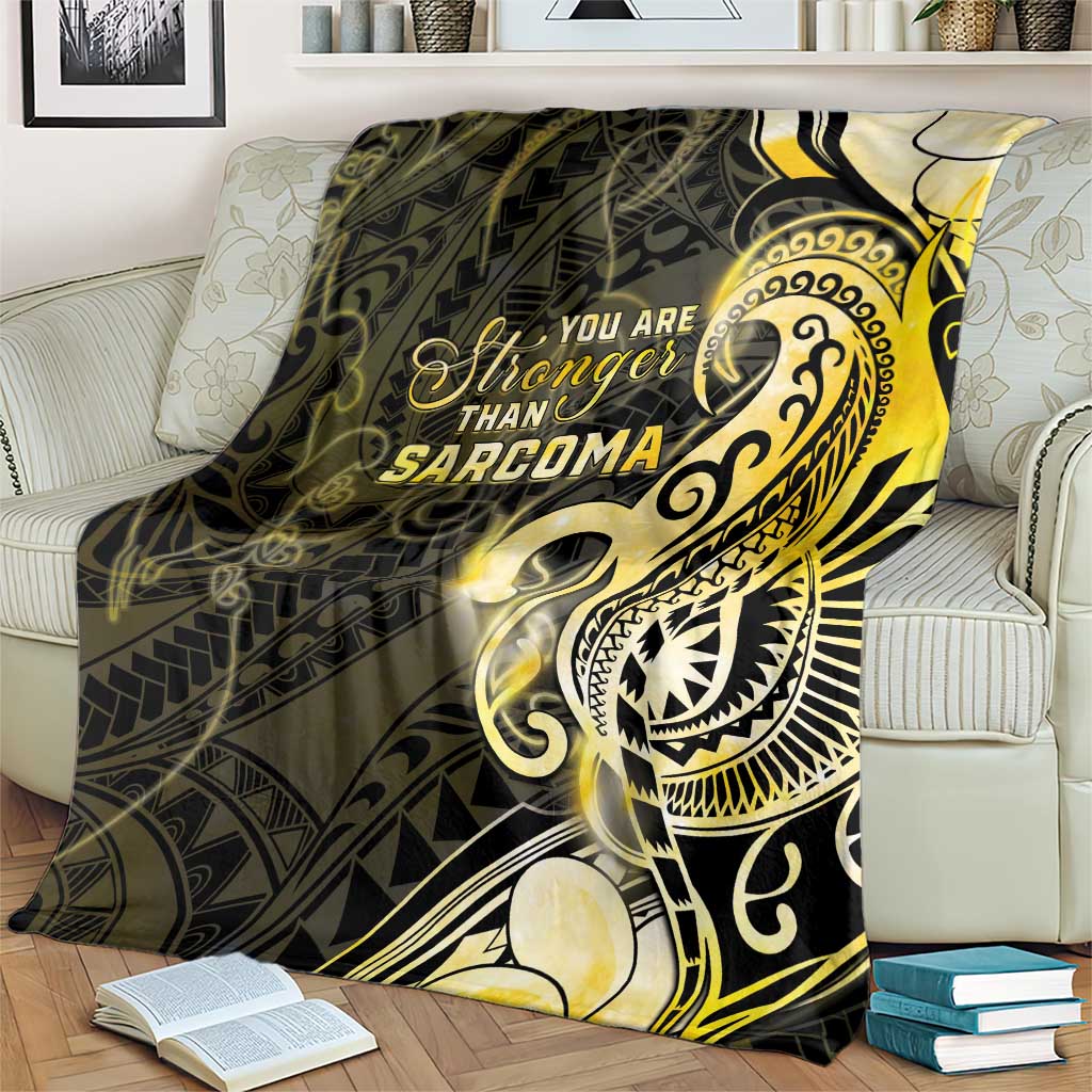 Sarcoma Awareness Blanket You Are Stronger Than Sarcoma