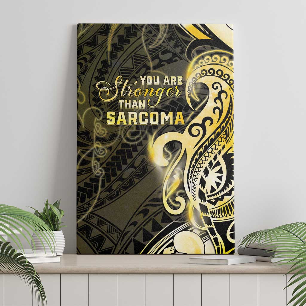Sarcoma Awareness Canvas Wall Art You Are Stronger Than Sarcoma