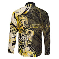 Sarcoma Awareness Family Matching Summer Maxi Dress and Hawaiian Shirt You Are Stronger Than Sarcoma