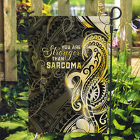 Sarcoma Awareness Garden Flag You Are Stronger Than Sarcoma