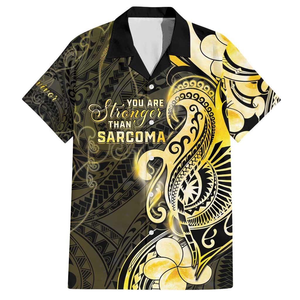 Sarcoma Awareness Hawaiian Shirt You Are Stronger Than Sarcoma