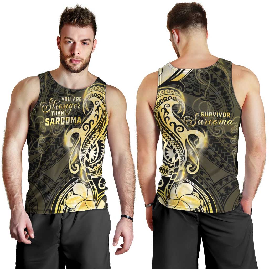 Sarcoma Awareness Men Tank Top You Are Stronger Than Sarcoma