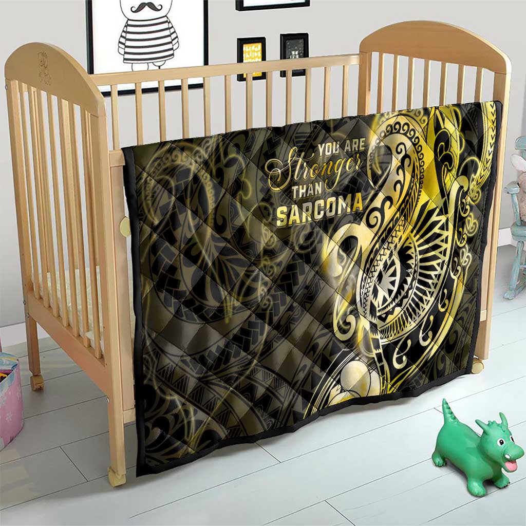 Sarcoma Awareness Quilt You Are Stronger Than Sarcoma