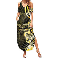 Sarcoma Awareness Summer Maxi Dress You Are Stronger Than Sarcoma