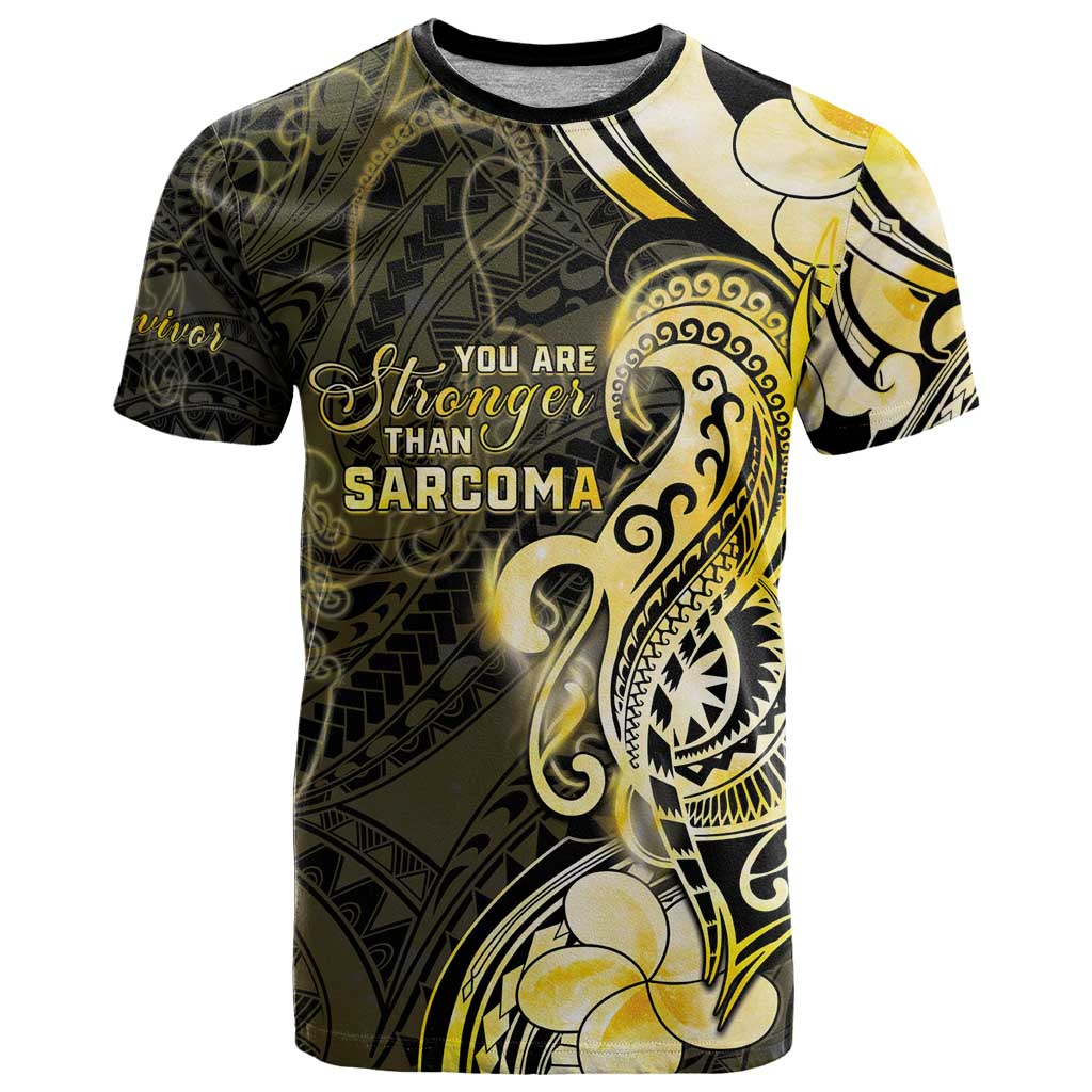 Sarcoma Awareness T Shirt You Are Stronger Than Sarcoma