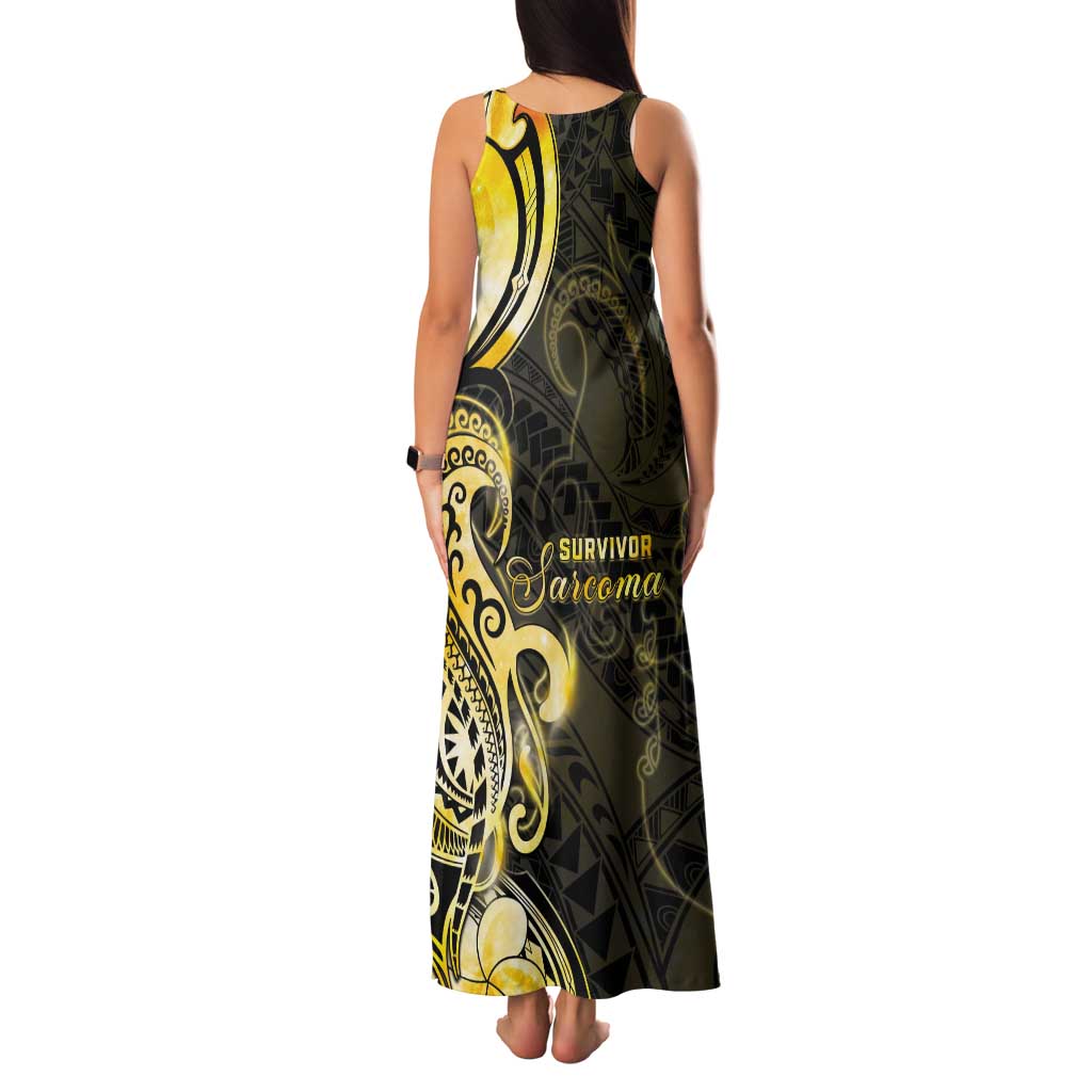 Sarcoma Awareness Tank Maxi Dress You Are Stronger Than Sarcoma