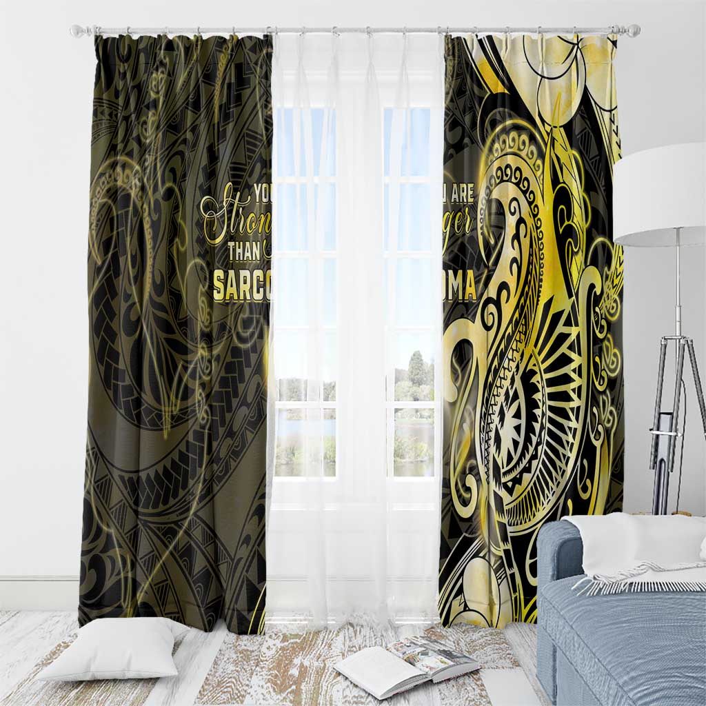 Sarcoma Awareness Window Curtain You Are Stronger Than Sarcoma