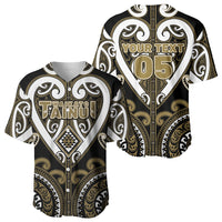 Custom Aotearoa Waikato Tainui Baseball Jersey Maori Tribal Pattern