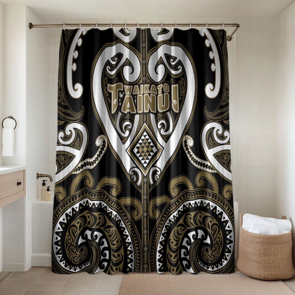 Aotearoa Waikato Tainui Bathroom Set Maori Tribal Pattern