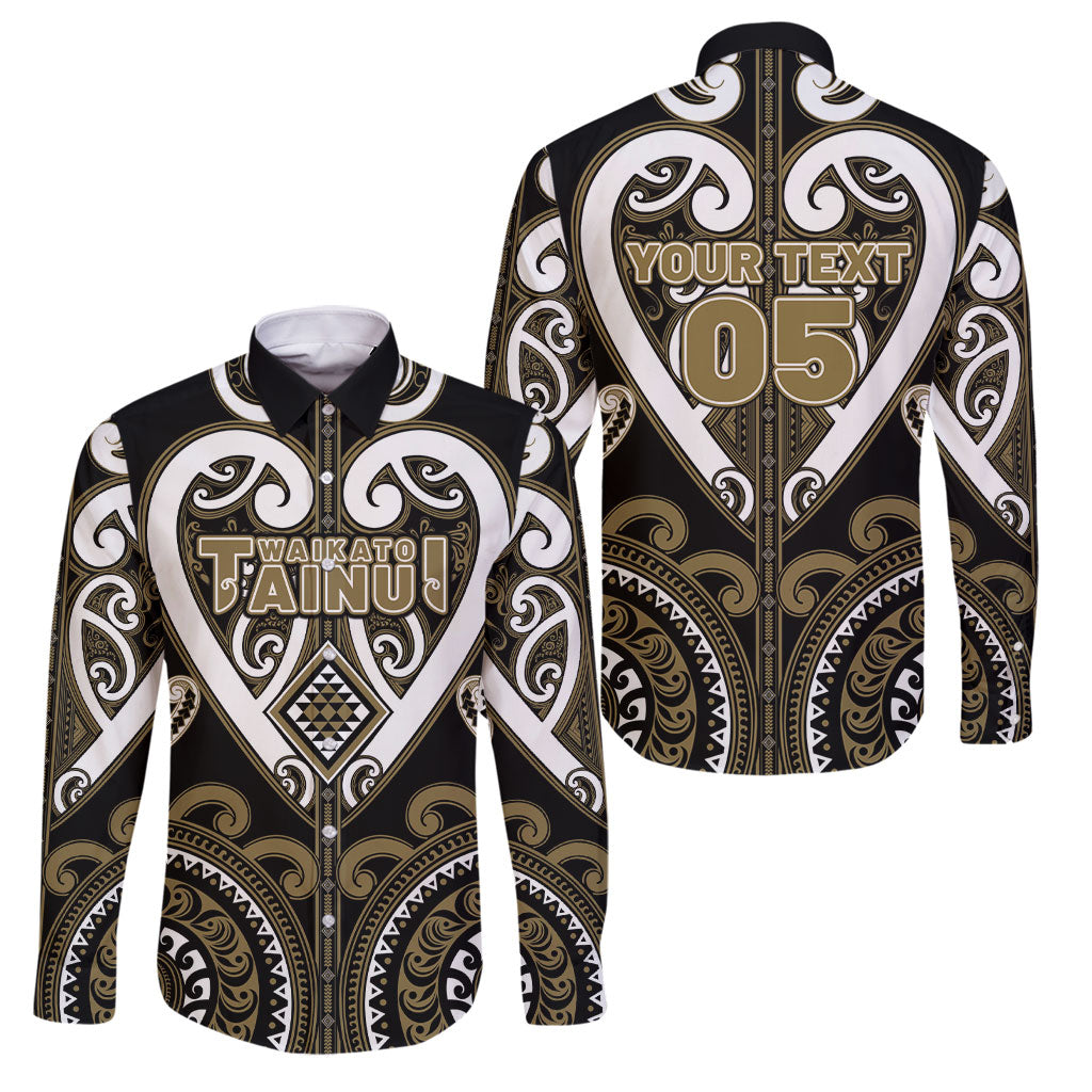 Custom Aotearoa Waikato Tainui Family Matching Off Shoulder Short Dress and Hawaiian Shirt Maori Tribal Pattern